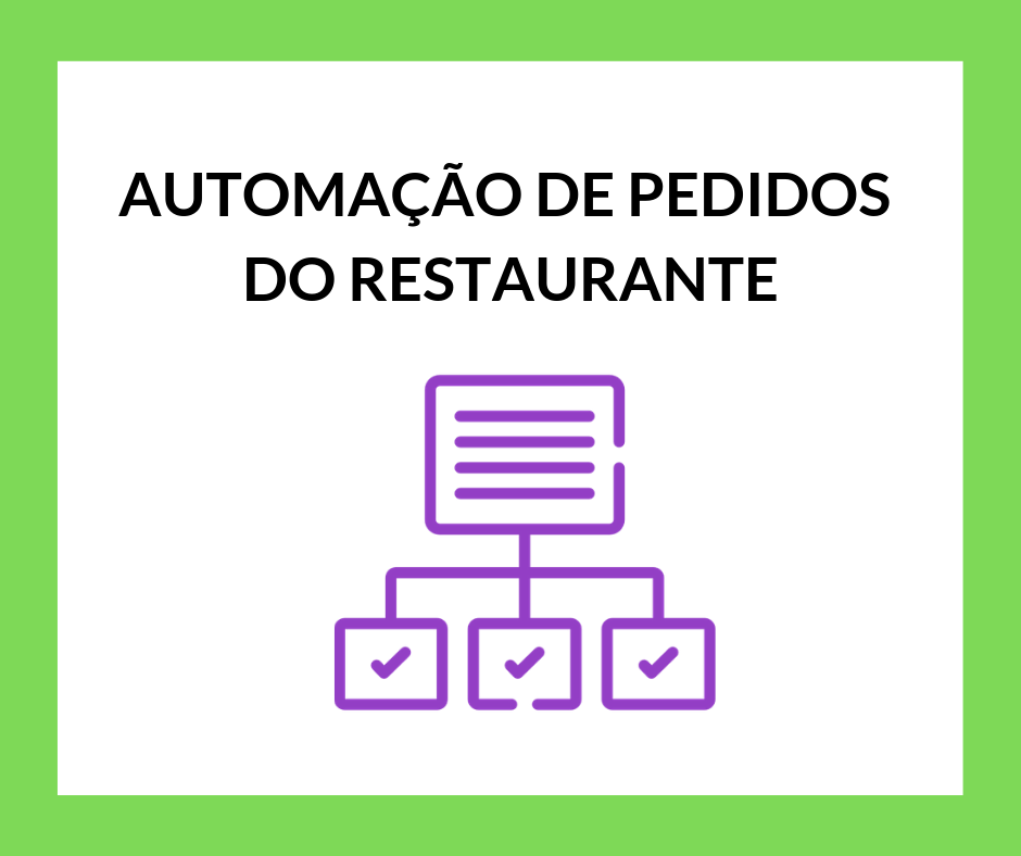 Como automatizar pedidos do meu restaurante?